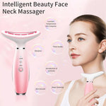 3 in 1 face and neck massager with heat and vibration