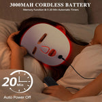 Blue light acne treatment LED face mask device