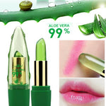 Aloe vera color changing lipstick for soft hydrated lips