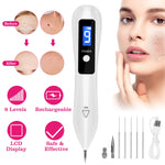 Portable skin tag remover device with LCD display
