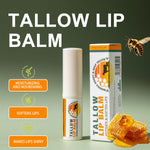 tallow lip balm, natural lip balm stick, hydrating lip care, dry lip treatment, moisturizing lip balm, organic lip care, soft lips balm, lip hydration stick, natural skincare lip balm, chapped lips treatment